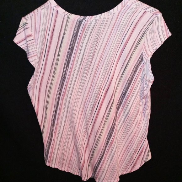 NUE OPTIONS WOMENS CASUAL SHORT SLEEVE SHIRT SZ M - Picture 4 of 4